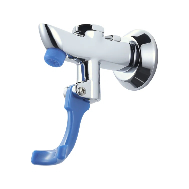 ARCORA Brass Commercial Wall Mounted Pot Filler Faucet, Push-Back Water Bottle Filling Station Female Inlet AR42033C-F