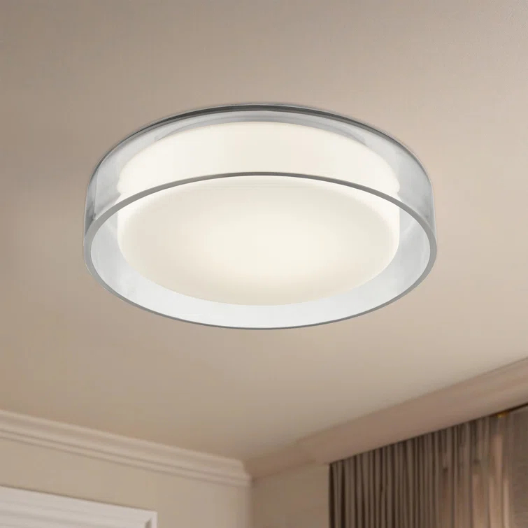 Aston Glass LED Flush Mount