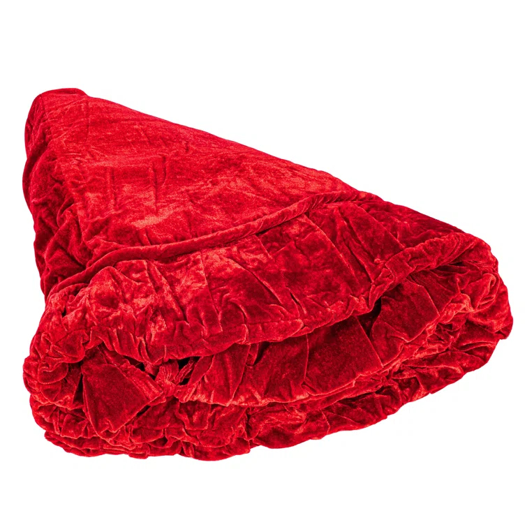 Hubbert Plush Velvet Christmas Textile Collection