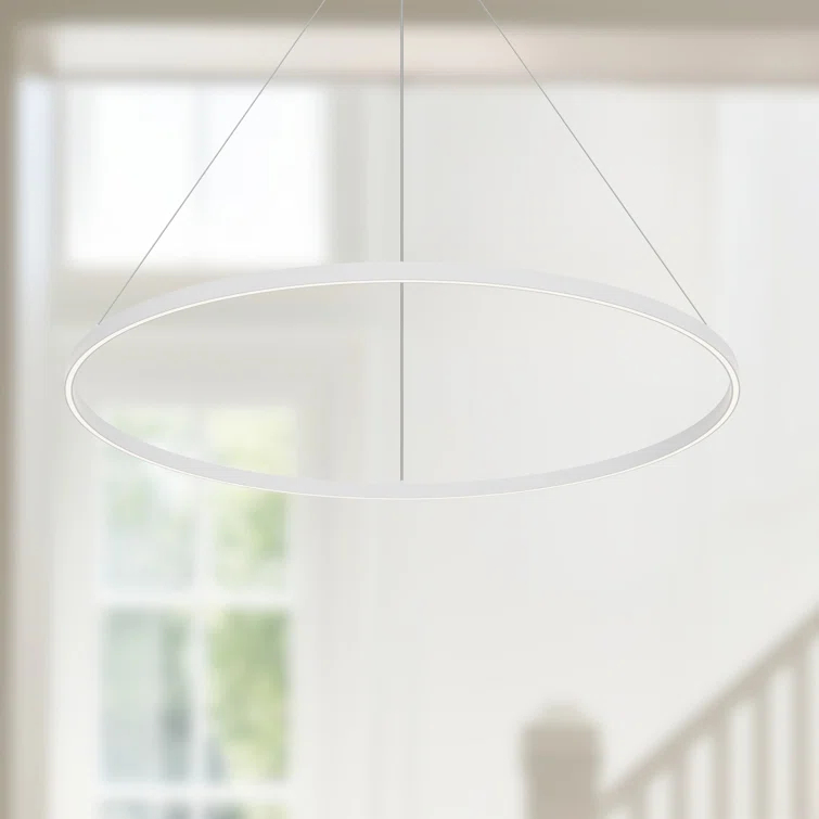 Cerchio Dimmable LED Geometric Chandelier