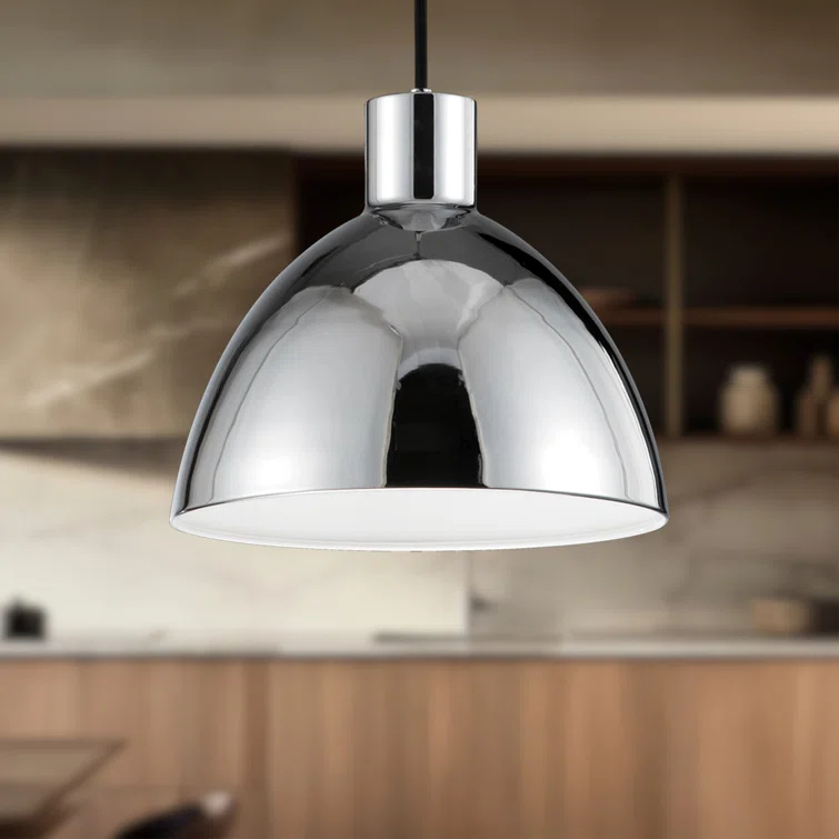 1 - Light Black LED Single Pendant