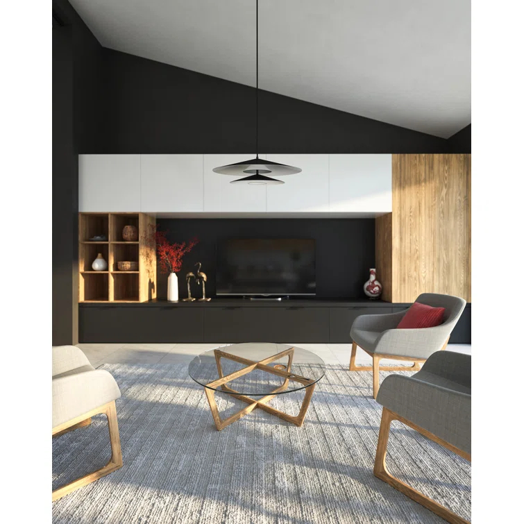 Kuzco Lighting Cruz - Light Pendant ,  Black/White