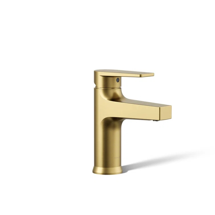 Kohler Taut Single-Handle Bathroom Faucet with Pop-Up Drain Assembly, One Hole Bathroom Sink Faucet, 1.2 gpm
