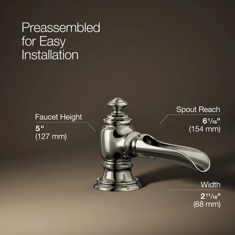 Artifacts® Flume Widespread Bathroom Faucet