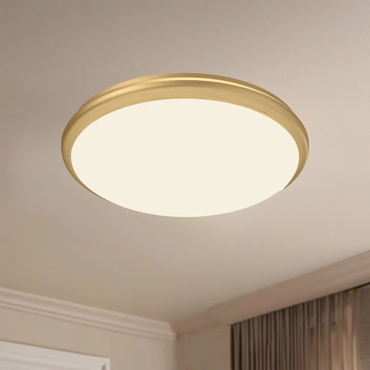 Malta Glass LED Flush Mount