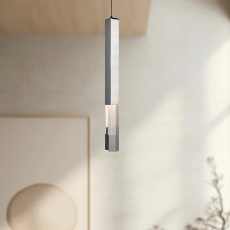 Martelo - Light Polished Chrome LED Unique/Statement Pendant