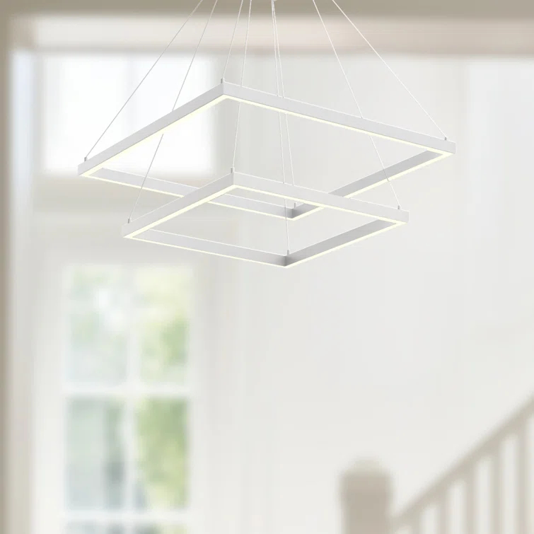 Kuzco Lighting Piazza 2 - Light Dimmable LED Geometric Chandelier