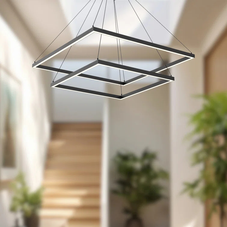 Piazza 2 - Light Dimmable LED Geometric Chandelier