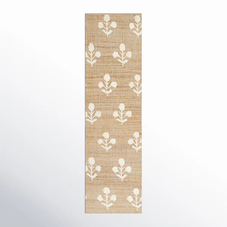Erin Gates by Momeni Orchard Bloom Natural Hand Woven Wool and Jute Area Rug