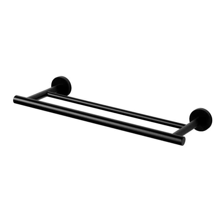 SUS 304 Stainless Steel Bathroom Double Towel Bar, Wall Mount Towel Holder For Bathroom