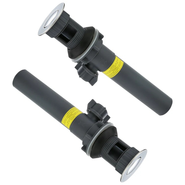 Lift Rod Bathroom Sink Drain with Overflow