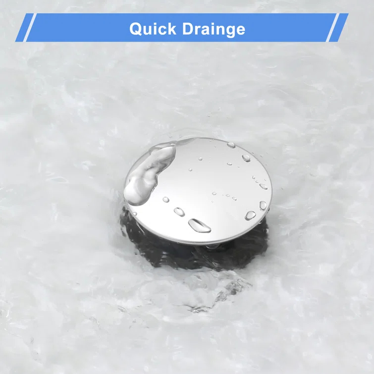 Pop-Up Bathroom Sink Drain with Overflow( 2Pack)