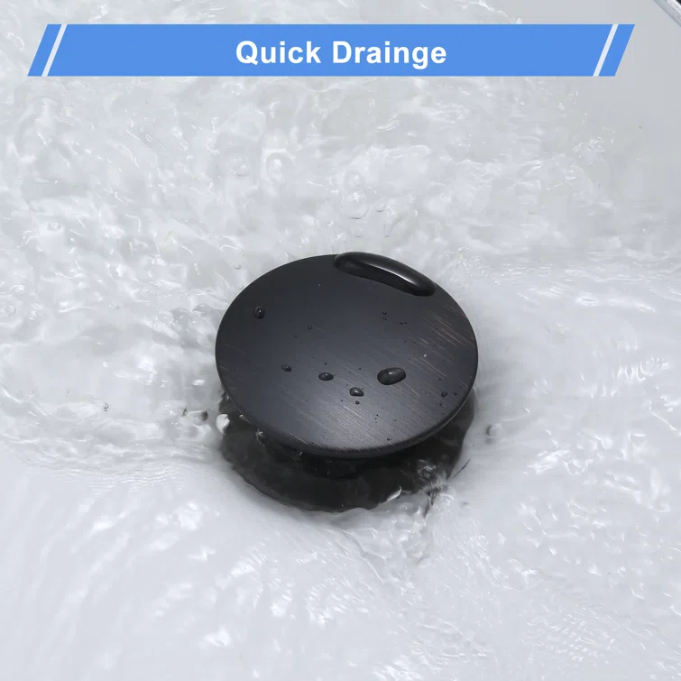 Pop-Up Bathroom Sink Drain with Overflow( 2Pack)