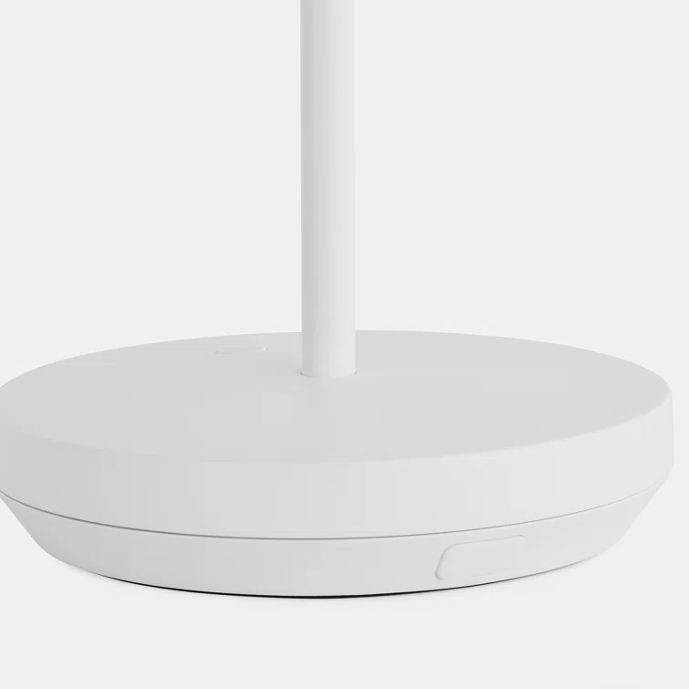 Matte White Cordless Outdoor Rechargeable LED Table Lamp