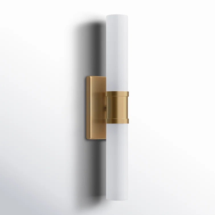 Evelien 2 Light Frosted Dimmable Vanity Light