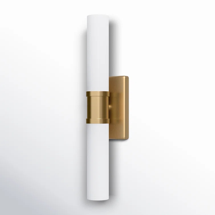 Evelien 2 Light Frosted Dimmable Vanity Light