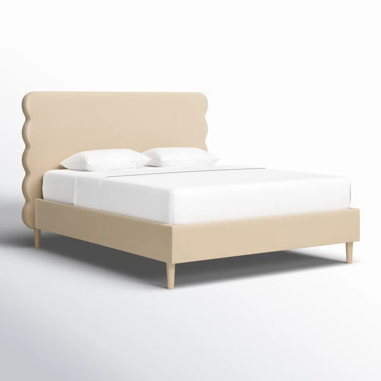 Henley Upholstered Scalloped Bed