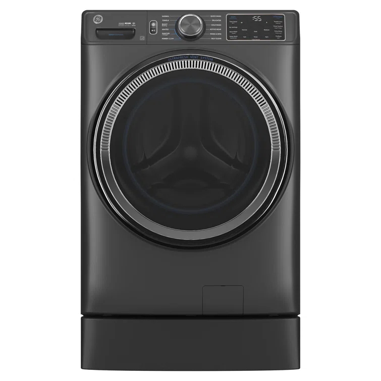 GE Appliances 5 Cubic Feet Energy Star Front Load Washer with Steam Wash