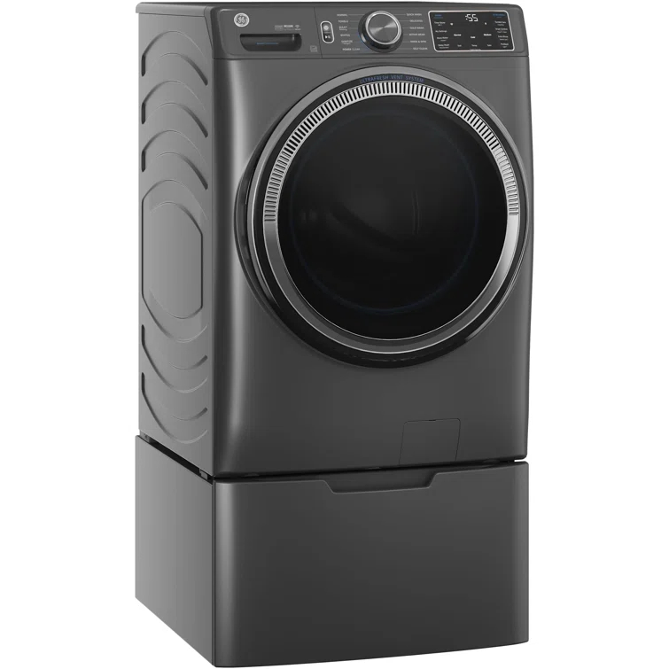 GE Appliances 5 Cubic Feet Energy Star Front Load Washer with Steam Wash