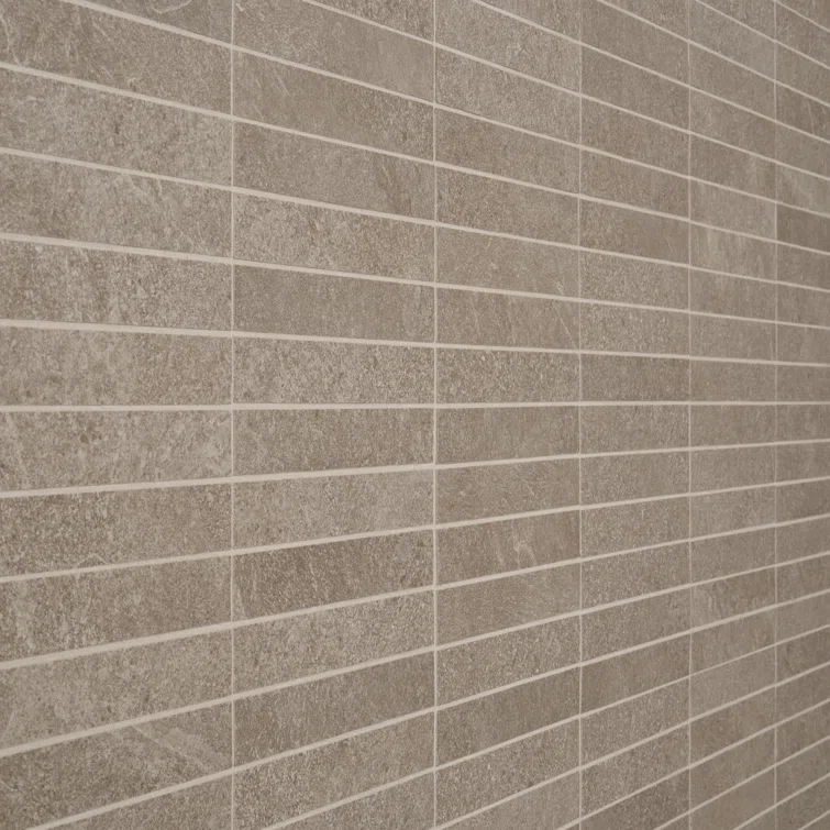Monolith 11.81 In. X 11.81 In. Stacked Matte Porcelain Mosaic Floor And Wall Tile (0.96 Sq. Ft. / Each)