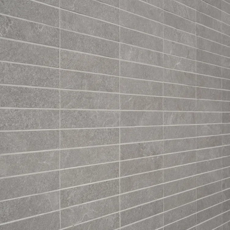 Monolith 11.81 In. X 11.81 In. Stacked Matte Porcelain Mosaic Floor And Wall Tile (0.96 Sq. Ft. / Each)