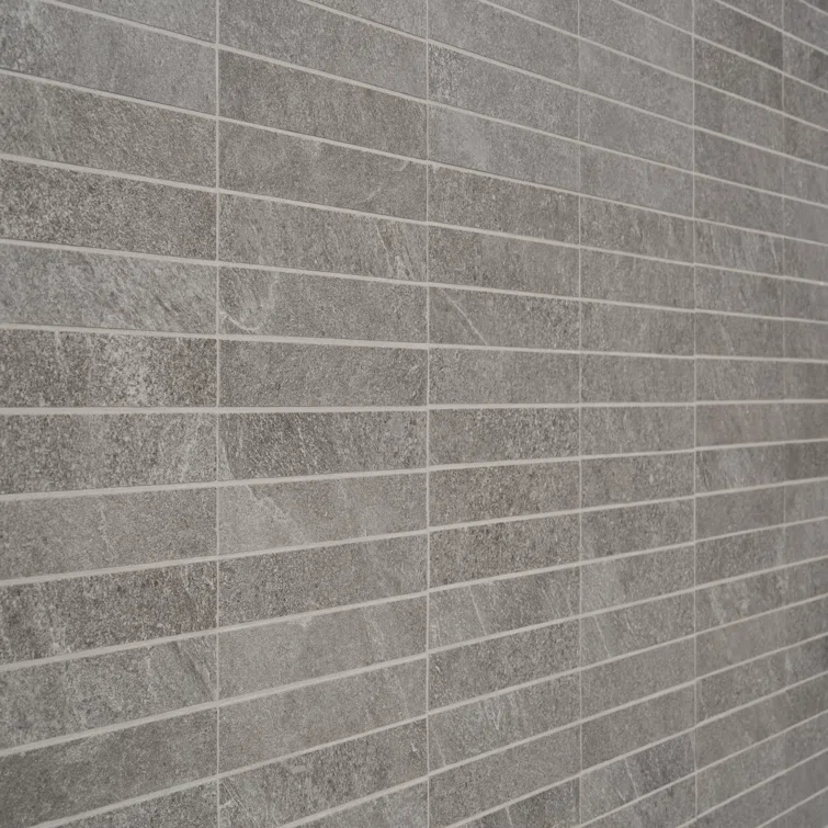 Monolith 11.81 In. X 11.81 In. Stacked Matte Porcelain Mosaic Floor And Wall Tile (0.96 Sq. Ft. / Each)