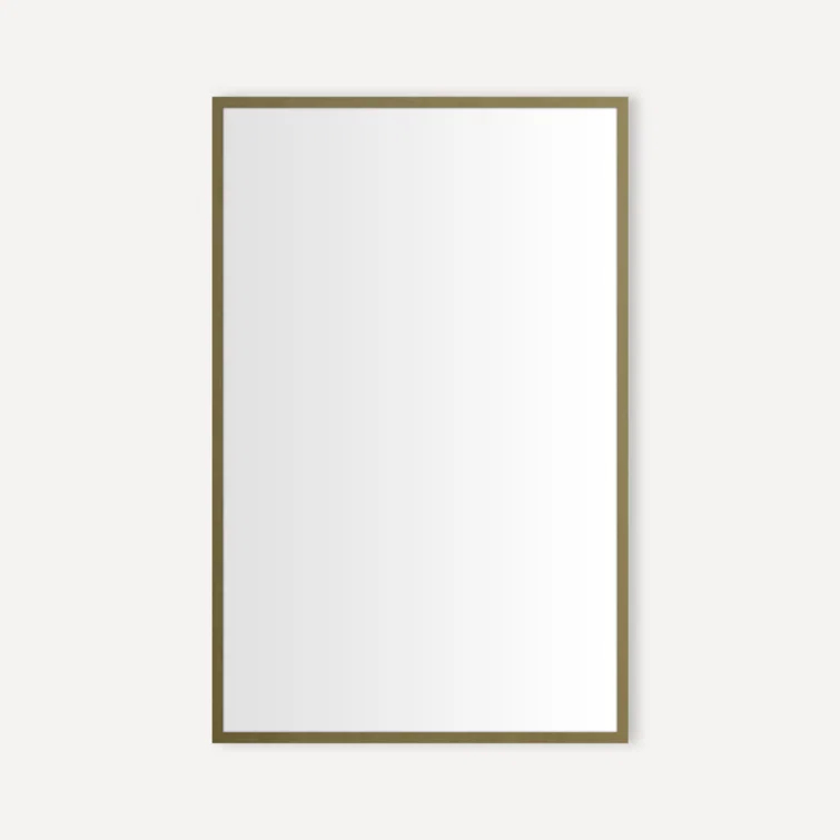 Thin Framed Metal Mirror