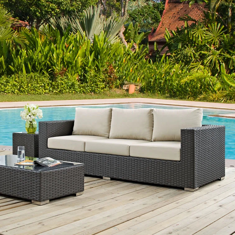 Modway Stopover Outdoor Patio Sunbrella Sofa