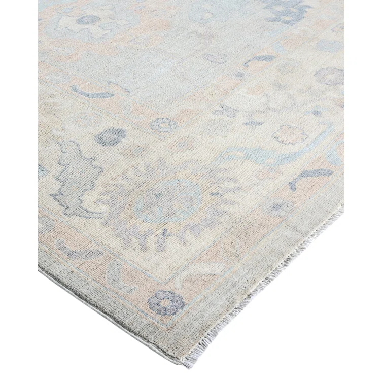 Floral One-of-a-Kind 7' 11" X 9' 8" Hand Knotted Area Rug