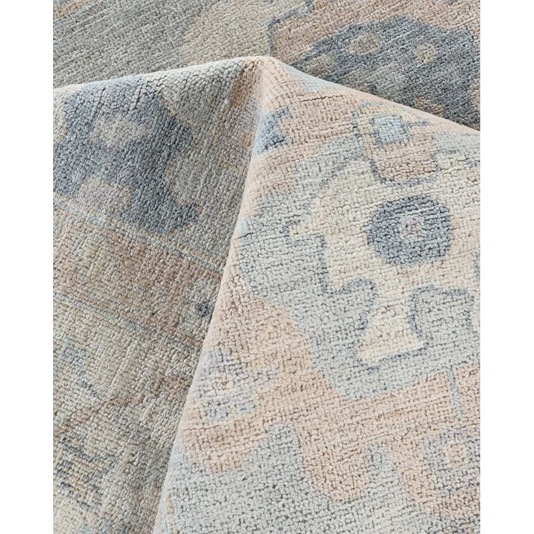 Floral One-of-a-Kind 7' 11" X 9' 8" Hand Knotted Area Rug
