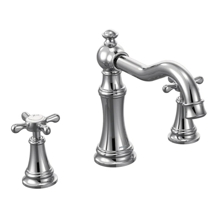 Weymouth Double Handle Deck Mounted Roman Tub Faucet Trim