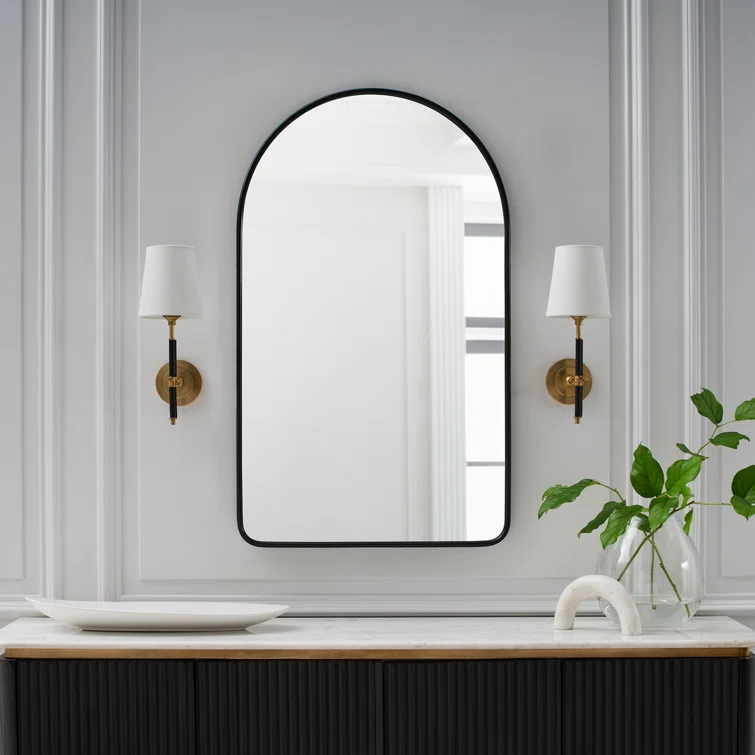Bronze and Saddle Leather Wall Sconce with Linen Shade