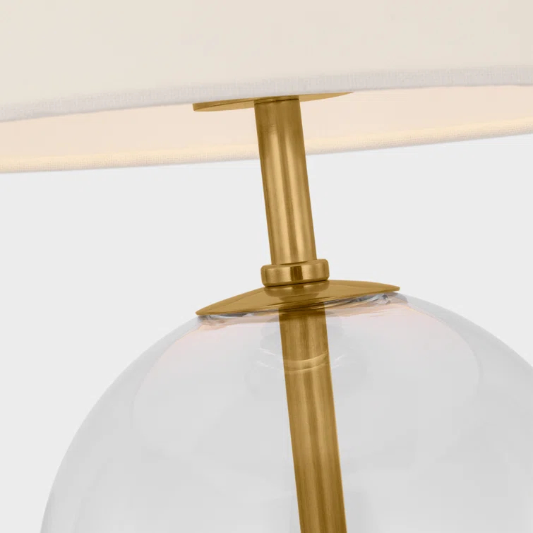 Elsie Clear Glass Adjustable Outdoor Table Lamp
