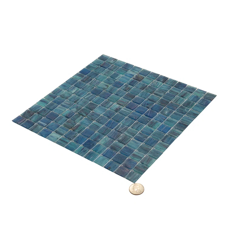 Celestial 0.8" x 0.8" Glass Grid Mosaic Wall & Floor Tile