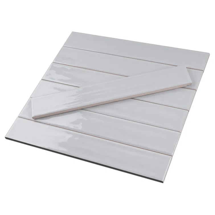 Nova 1.97 in. X 11.81 in. Polished Ceramic Subway Wall Tile