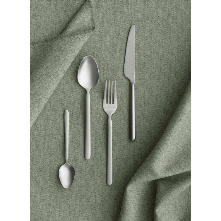 STELLA 16 Piece 18/10 Stainless Steel Flatware Set, Service for 4