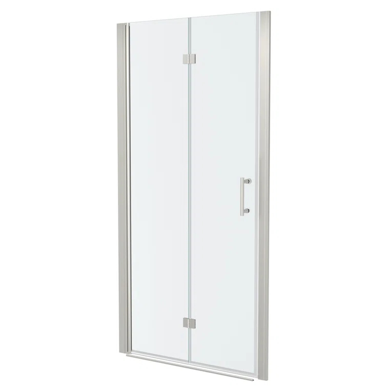 walterwork WYDHF170782Q 36"W x 72"H Folding Tempered Glass Shower Door
