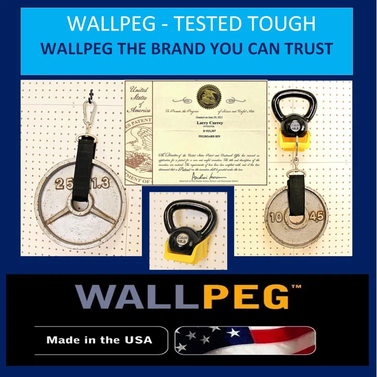 WallPeg Pegboard Panels(set of 3)