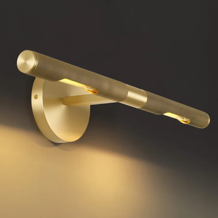19" Dimmable Luxury LED Wall Sconce 360° Rotatable Picture Light (Bulb Included))