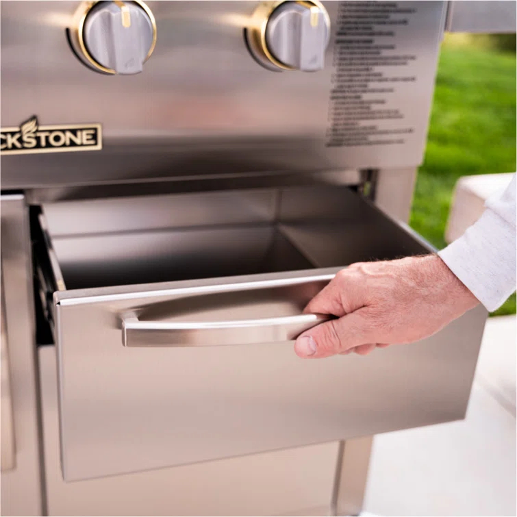 Blackstone 36 Inch Stainless Steel Freestanding Griddle with Cabinet