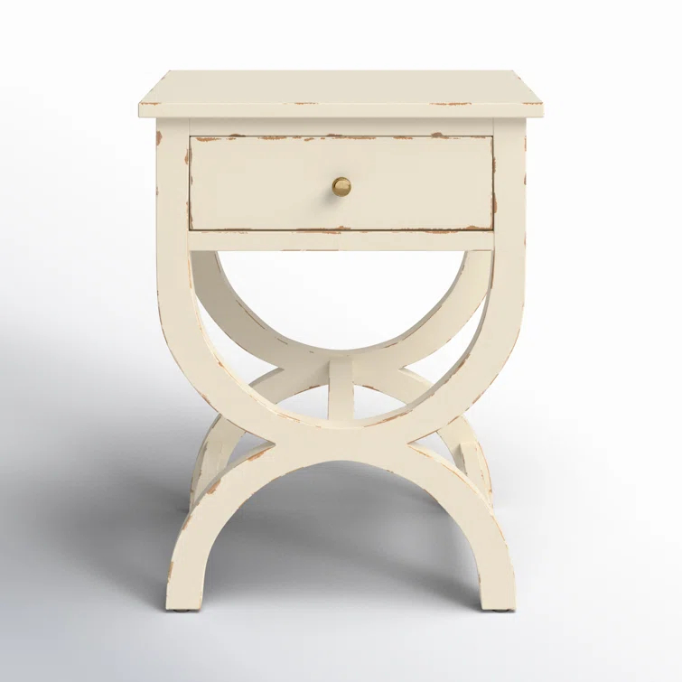 Floris End Table With Storage