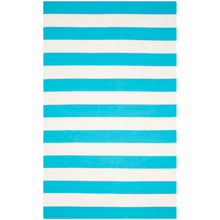 Morabito Hand Woven Cotton Striped Rug