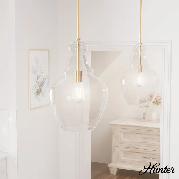 Maple Park 1 Light Bell Pendant