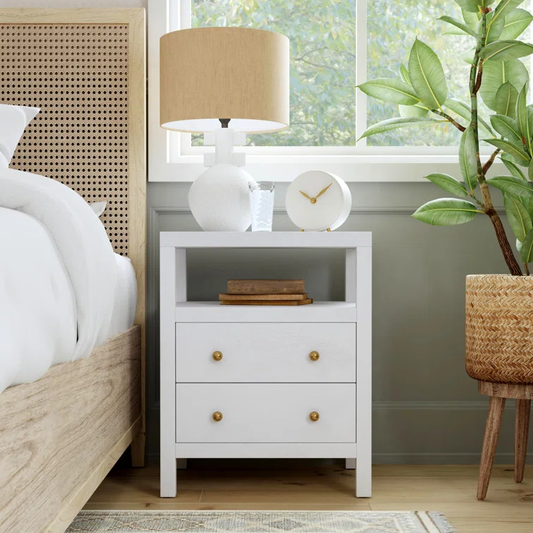 Butler Specialty Company Nora 2-Drawer Nightstand - White