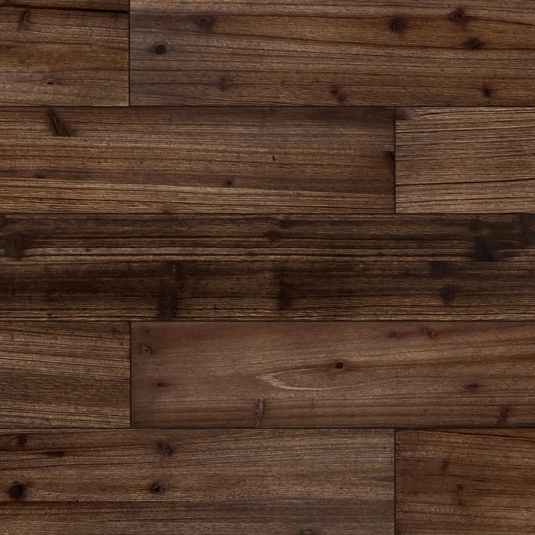 47.25" L x 4.75" W Solid Barn Wood Wall Planks Decorative Wall Paneling