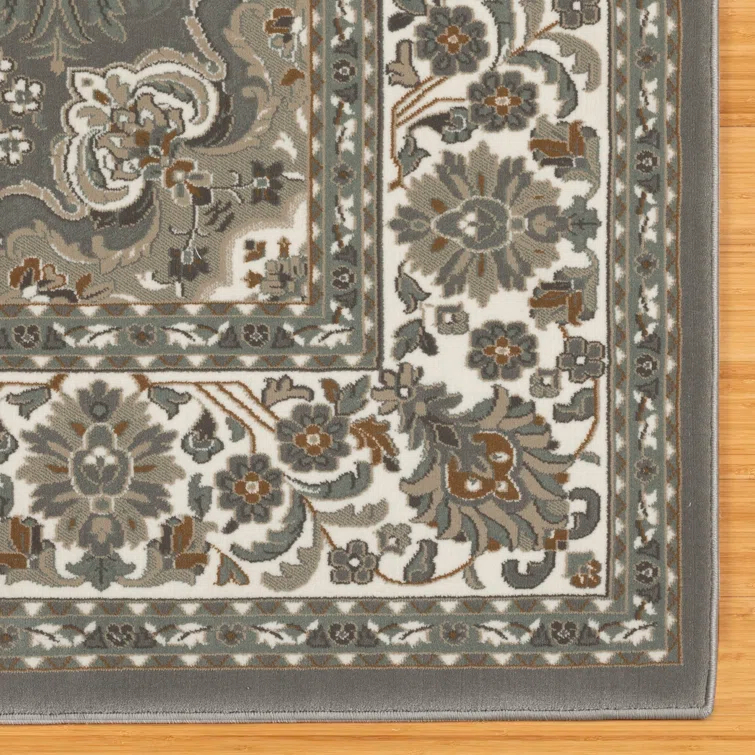 Gertmenian Majestic Vernon Traditional Oriental Floral Wide Border Area Rug