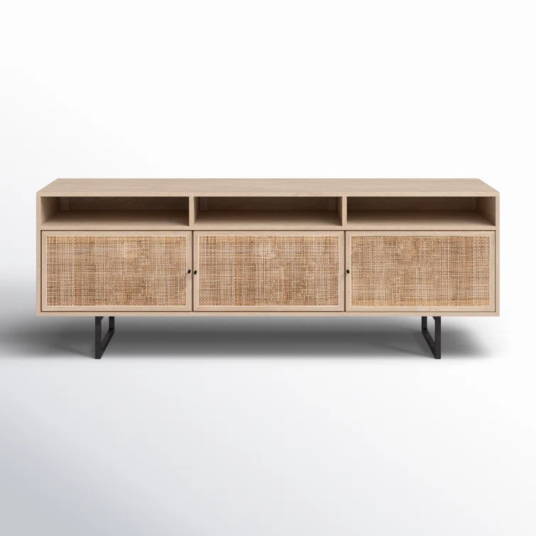 Dolores Cane Media Console (65")