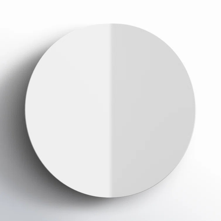 Dottie 7" Matte White LED Flush Mount Sconce
