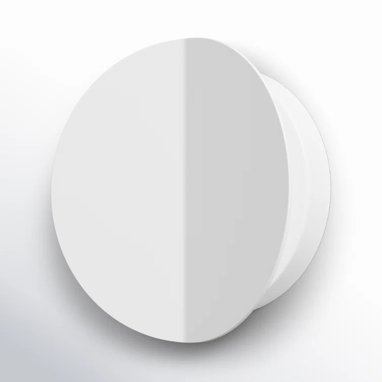 Dottie 7" Matte White LED Flush Mount Sconce