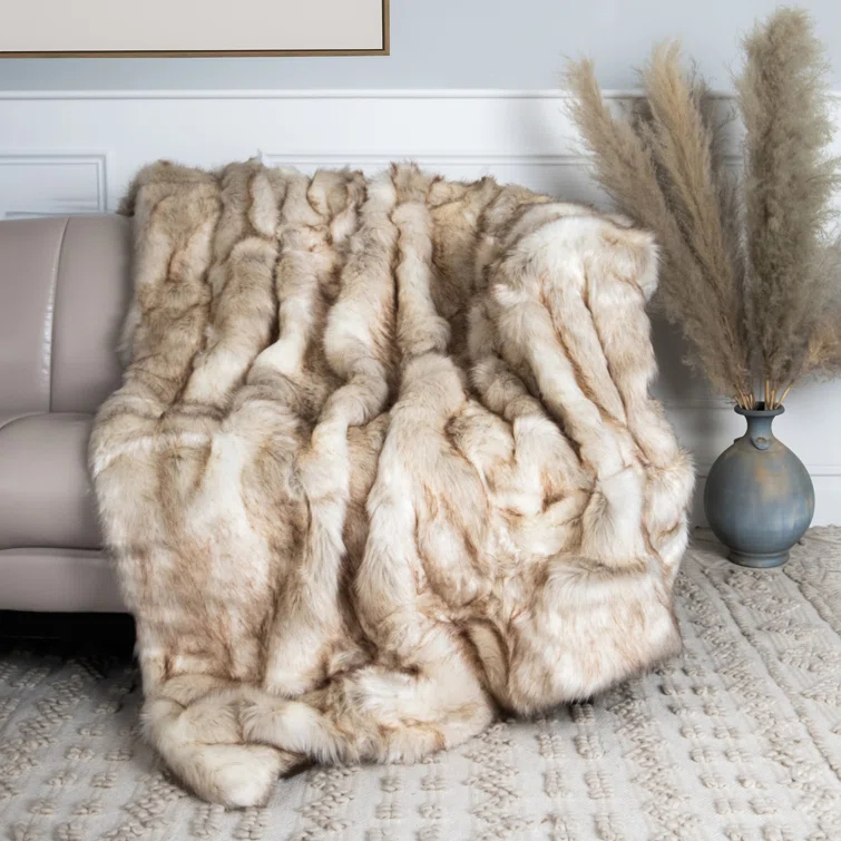 Faux Fur Throw